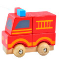 FQ marca atacado educacional crianças artesanato modelo brinquedo carro de madeira
